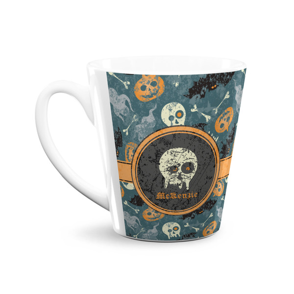 Vintage / Grunge Halloween 12 Oz Latte Mug - Front