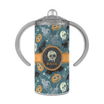 Vintage / Grunge Halloween 12 oz Stainless Steel Sippy Cup (Personalized)