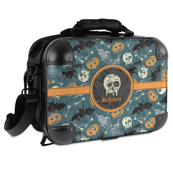Custom Vintage / Grunge Halloween Hard Shell Briefcase - 15" (Personalized)