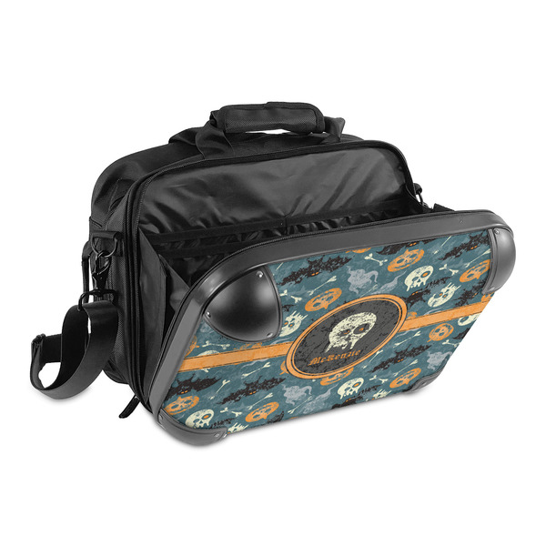 Vintage / Grunge Halloween 15" Hard Shell Briefcase - Open