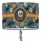 Vintage / Grunge Halloween 16" Drum Lampshade - ON STAND (Poly Film)
