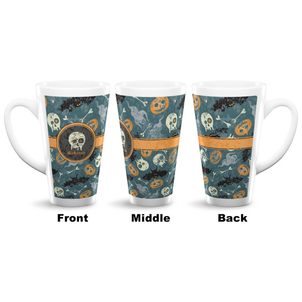 Vintage / Grunge Halloween 16 Oz Latte Mug - Approval