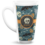 Vintage / Grunge Halloween 16 Oz Latte Mug (Personalized)