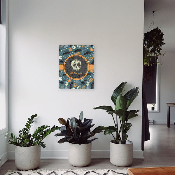 Vintage / Grunge Halloween 16x20 - Canvas Print - In Context