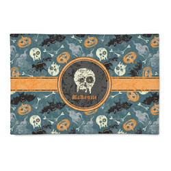 Vintage / Grunge Halloween 2' x 3' Indoor Area Rug (Personalized)
