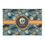 Vintage / Grunge Halloween Patio Rug (Personalized)