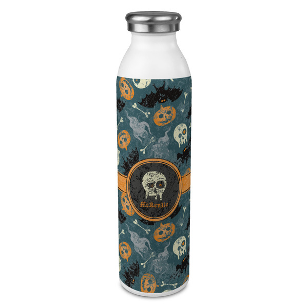 Custom Vintage / Grunge Halloween 20oz Stainless Steel Water Bottle - Full Print (Personalized)