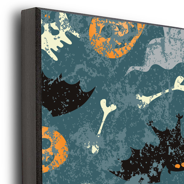 Vintage / Grunge Halloween 20x24 Wood Print - Closeup