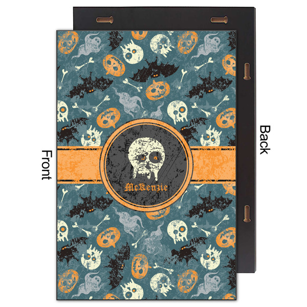 Vintage / Grunge Halloween 20x30 Wood Print - Front & Back View