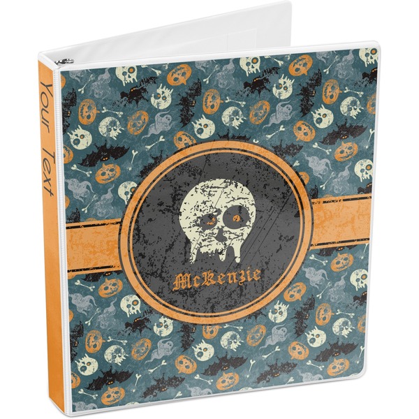 Vintage / Grunge Halloween 3-Ring Binder 3/4 - Main