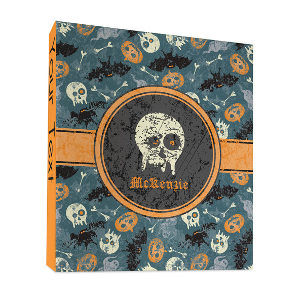 Custom Vintage / Grunge Halloween 3 Ring Binder - Full Wrap - 1" (Personalized)