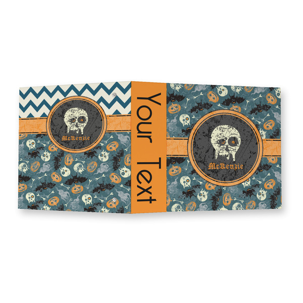 Vintage / Grunge Halloween 3 Ring Binders - Full Wrap - 2" - OPEN OUTSIDE