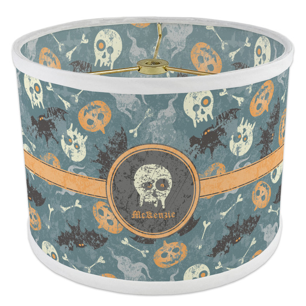 Vintage / Grunge Halloween 8" Drum Lampshade - ANGLE Poly-Film