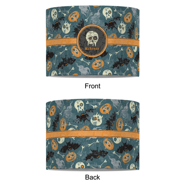 Vintage / Grunge Halloween 8" Drum Lampshade - APPROVAL (Fabric)