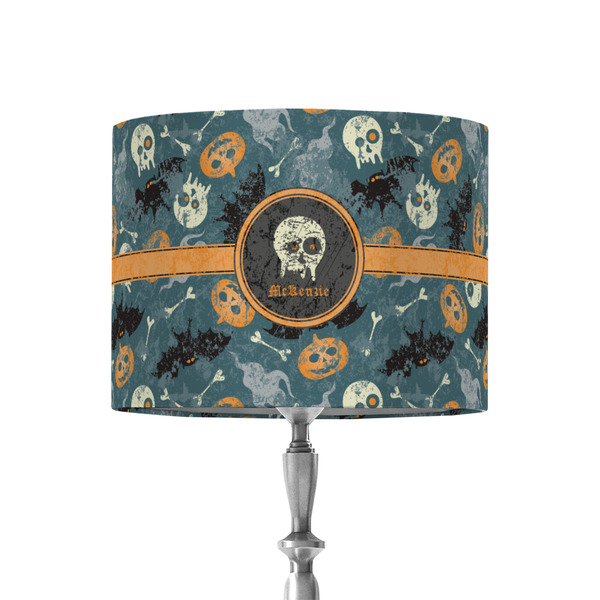 Custom Vintage / Grunge Halloween 8" Drum Lamp Shade - Fabric (Personalized)