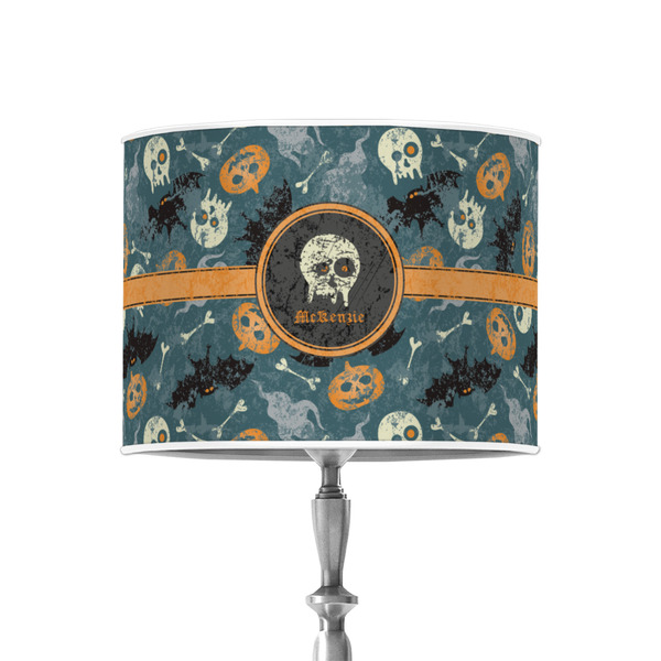 Custom Vintage / Grunge Halloween 8" Drum Lamp Shade - Poly-film (Personalized)