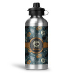 Vintage / Grunge Halloween Water Bottle - Aluminum - 20 oz (Personalized)