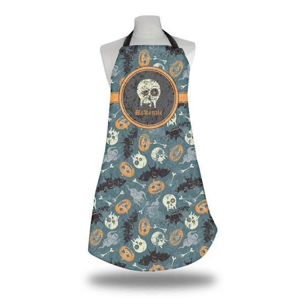 Vintage / Grunge Halloween Apron on Mannequin