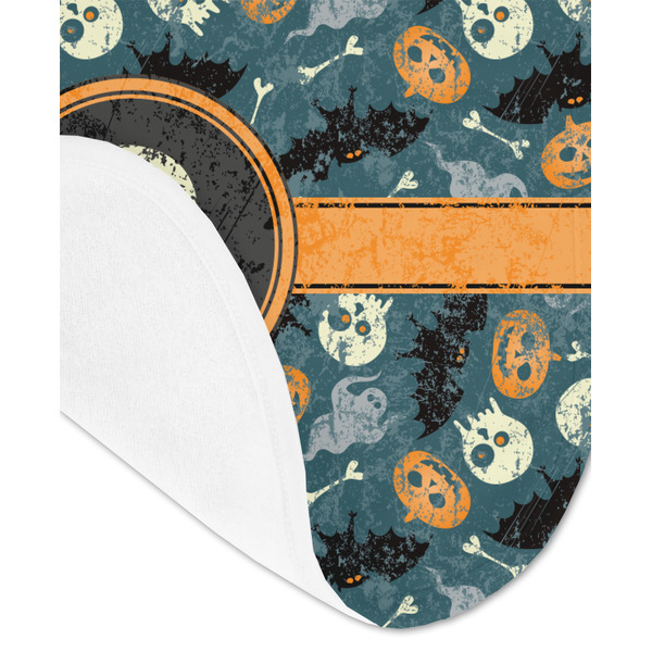 Vintage / Grunge Halloween Baby Bib - AFT detail