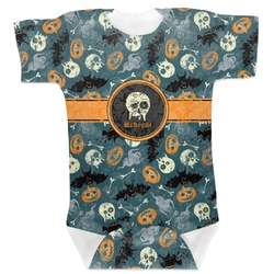 Vintage / Grunge Halloween Baby Bodysuit (Personalized)