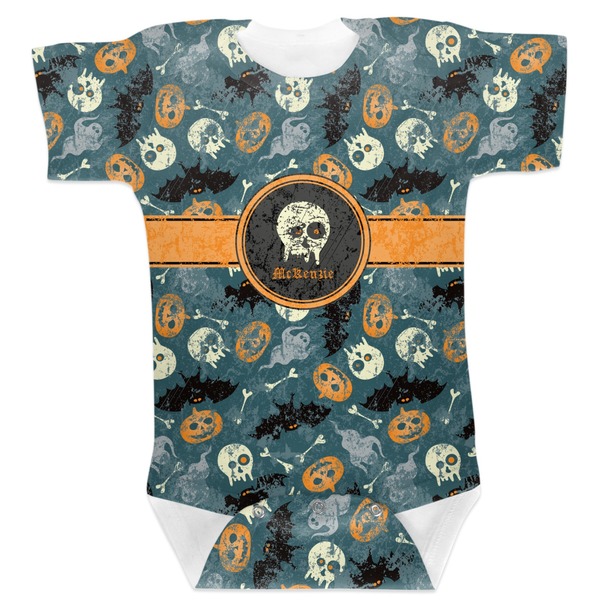 Custom Vintage / Grunge Halloween Baby Bodysuit 0-3 (Personalized)