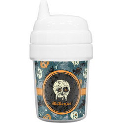 Vintage / Grunge Halloween Baby Sippy Cup (Personalized)