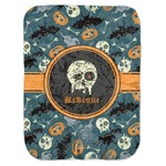 Vintage / Grunge Halloween Baby Swaddling Blanket (Personalized)