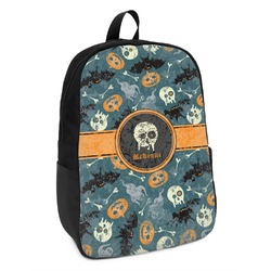 Vintage / Grunge Halloween Kids Backpack (Personalized)