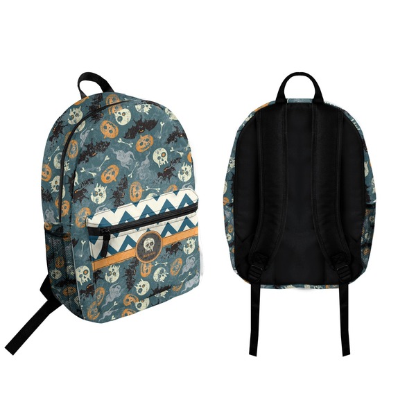 Vintage / Grunge Halloween Backpack front and back - Apvl