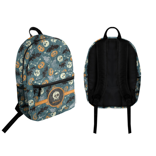 Vintage / Grunge Halloween Backpack front and back - Apvl