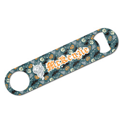 Vintage / Grunge Halloween Bar Bottle Opener w/ Name or Text