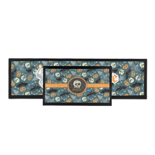 Vintage / Grunge Halloween Bar Mat - Parent Main