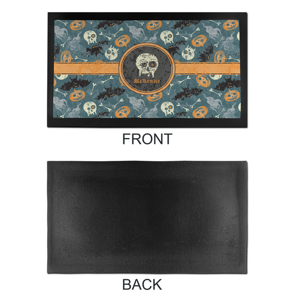 Vintage / Grunge Halloween Bar Mat - Small - APPROVAL