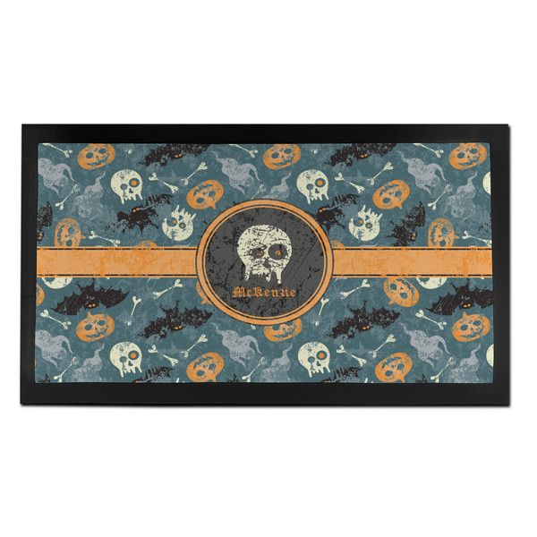 Vintage / Grunge Halloween Bar Mat - Small - FRONT