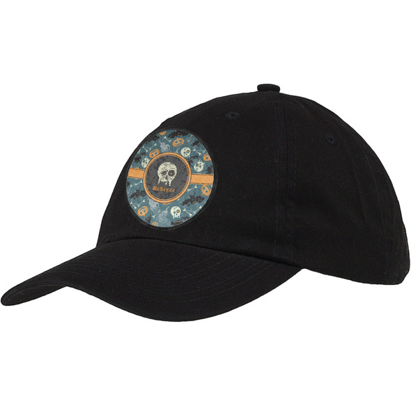 Custom Vintage / Grunge Halloween Baseball Cap - Black (Personalized)