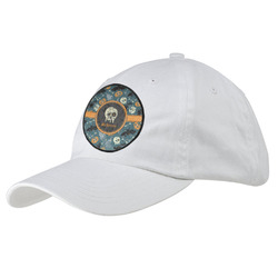 Vintage / Grunge Halloween Baseball Cap - White (Personalized)