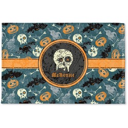Vintage / Grunge Halloween Woven Mat (Personalized)