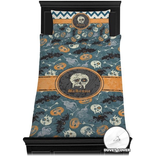 Vintage / Grunge Halloween Bedding Set (Twin) - Duvet