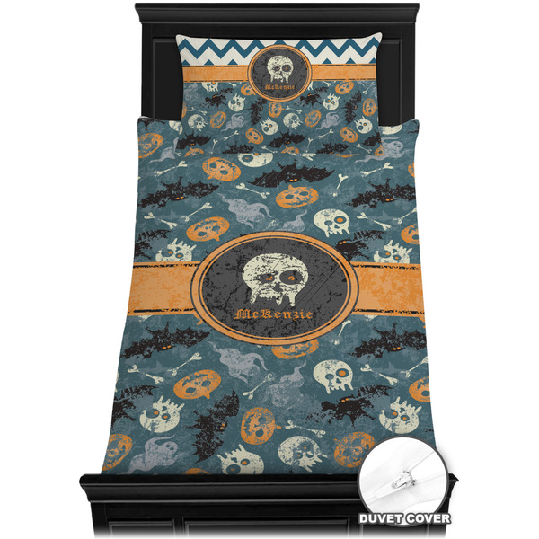 Vintage / Grunge Halloween Bedding Set (TwinXL) - Duvet