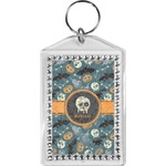 Vintage / Grunge Halloween Bling Keychain (Personalized)