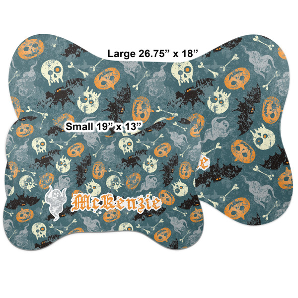 Vintage / Grunge Halloween Bone Shaped Mat Comparison