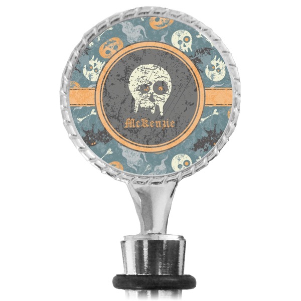 Vintage / Grunge Halloween Bottle Stopper Main View