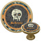 Vintage / Grunge Halloween Cabinet Knob - Gold (Personalized)