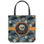 Vintage / Grunge Halloween Canvas Tote Bag - Small - 13"x13" (Personalized)