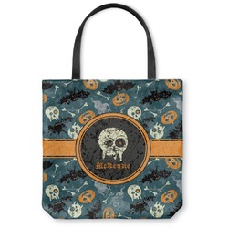 Vintage / Grunge Halloween Canvas Tote Bag (Personalized)