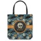 Vintage / Grunge Halloween Canvas Tote Bag - Small - 13"x13" (Personalized)