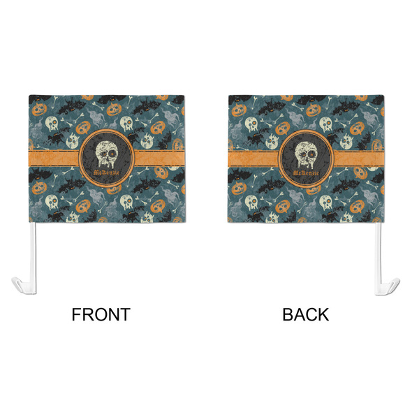 Vintage / Grunge Halloween Car Flag - Large - APPROVAL