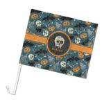 Vintage / Grunge Halloween Car Flag - Large (Personalized)