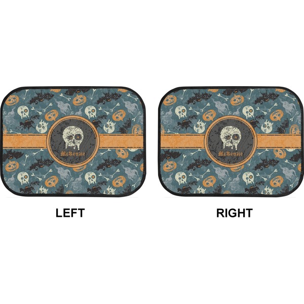 Vintage / Grunge Halloween Car Floor Mats (Back Seat) (Approval)