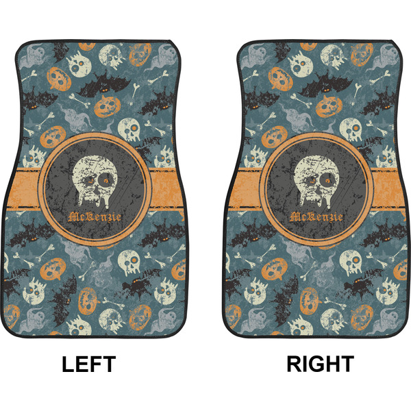 Vintage / Grunge Halloween Car Mat Front - Approval